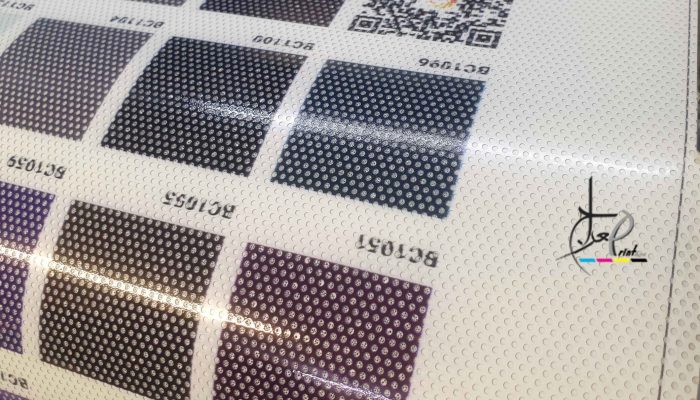 چاپ مش روی شیشه